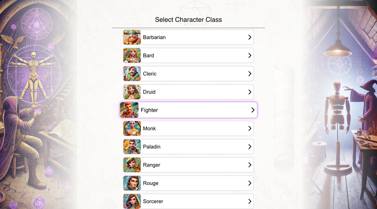 HolyDiceGame's tweet photo. Choose Your Race and Class: Will you be a fearless warrior, a cunning rogue, or a wise mage? Select from a variety of races and classes to craft the perfect hero! 🧝‍♀️⚔️🧙‍♂️

 #RPGCharacter #HolyDice https://t.co/MNsi39gwa0