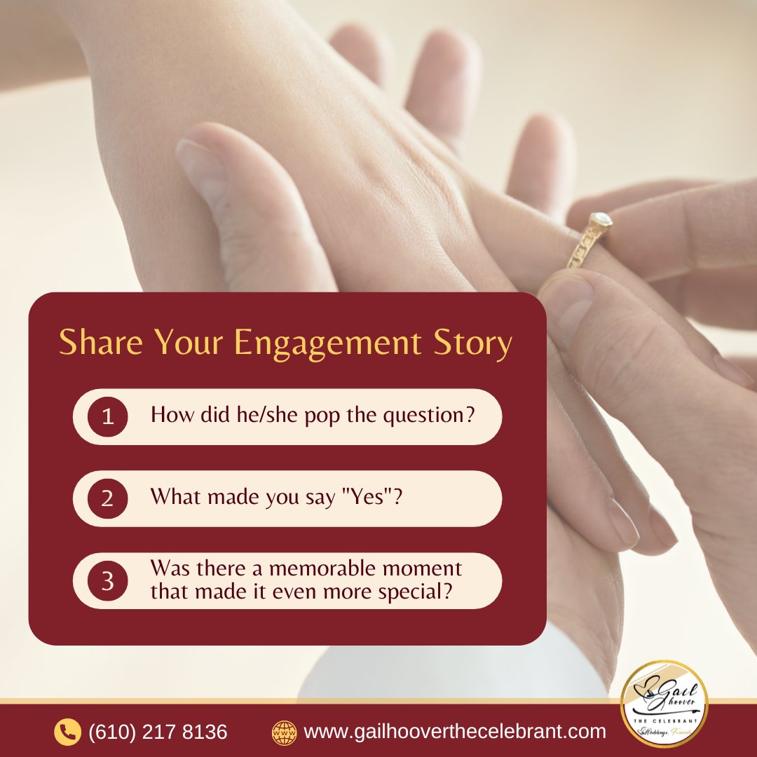 CelebrantGail's tweet image. Share your engagement story with us—let’s celebrate love together! 💕

#EngagementStory #WeddingPlanning #LehighValleyofficiant #LehighValley