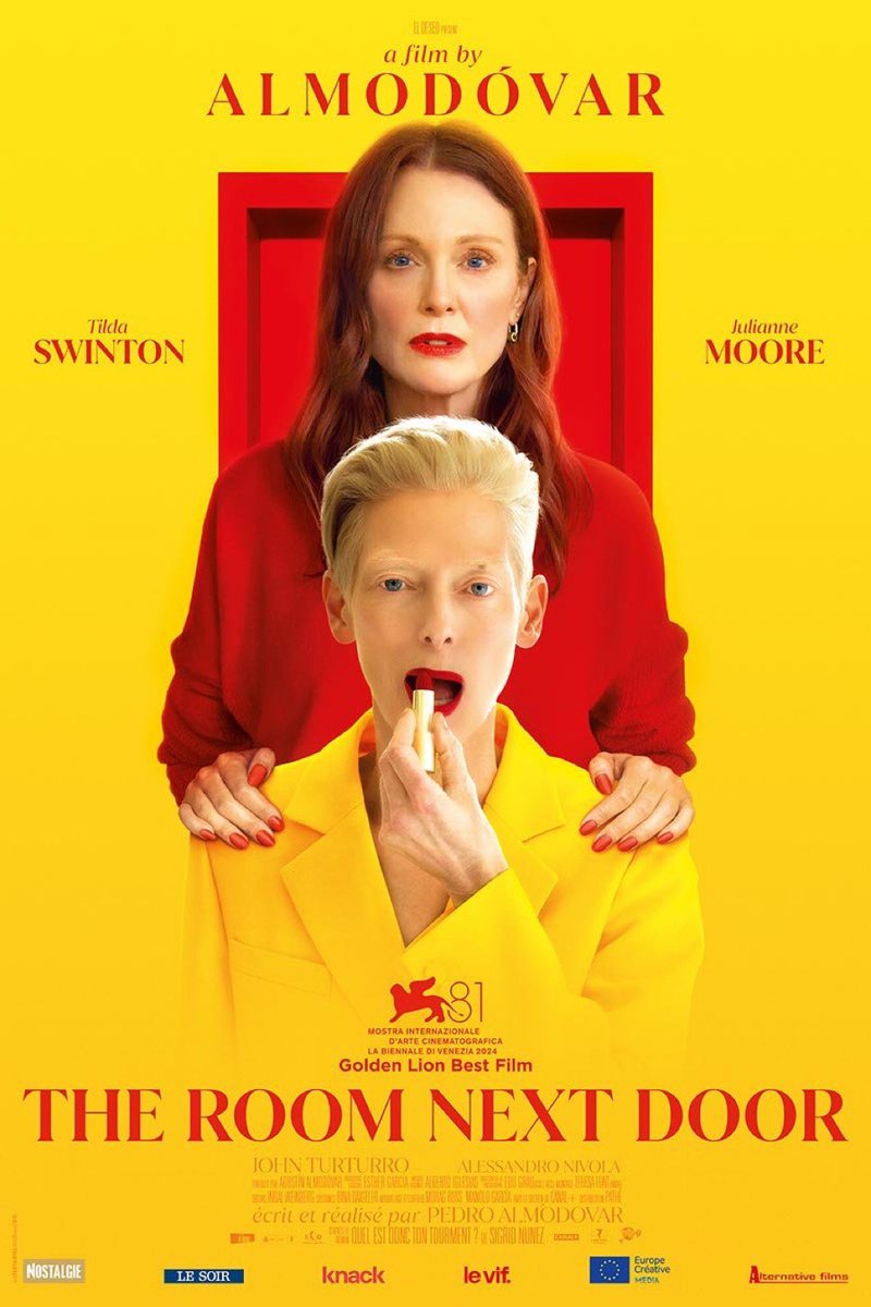enamaur's tweet photo. Le dernier film d’Almodóvar me laisse perplexe : j’ai été sensible à la lassitude douce et brillante qui en émane mais je crois que j’attendais un peu plus d’ « excès », d’intensité (bien que l’amitié des deux femmes le soit de manière pudique). https://t.co/sx4FRh6lMR
