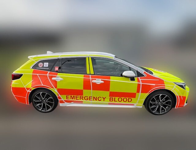 Today our second hybrid vehicle, a Toyota Corolla, went into operational service​. This vehicle replaces one of our other cars, that we recently retired from the fleet, and we chose to continue our journey into the realms of hybrid vehicles.

#BloodBikes #bloodcar #newcar