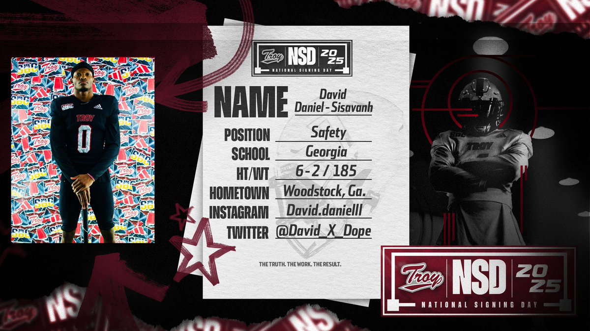 TroyTrojansFB's tweet photo. The Portal 𝙂𝙄𝙑𝙀𝙏𝙃

Help us welcome David Daniel-Sisavanh to the Trojan Family!

#BattleReady | #OneTROY ⚔️🏈 https://t.co/03DlMtSjfV