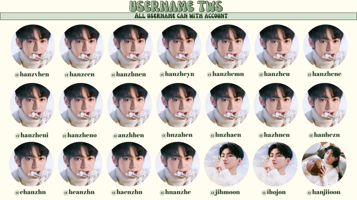 rajvin's tweet photo. wts sell ufs usn uname username @ member tws pledis

shin junghwan realname shinyu
dohoon
youngjae
hanjin / hanzhen
jihoon / han jihoon / jihoon han
kyungmin

#zonauang #zonaba #zonajajan #ratzone #TWS #SHINYU #DOHOON #YOUNGJAE #HANJIN #JIHOON #KYUNGMIN https://t.co/hGOySUBnta
