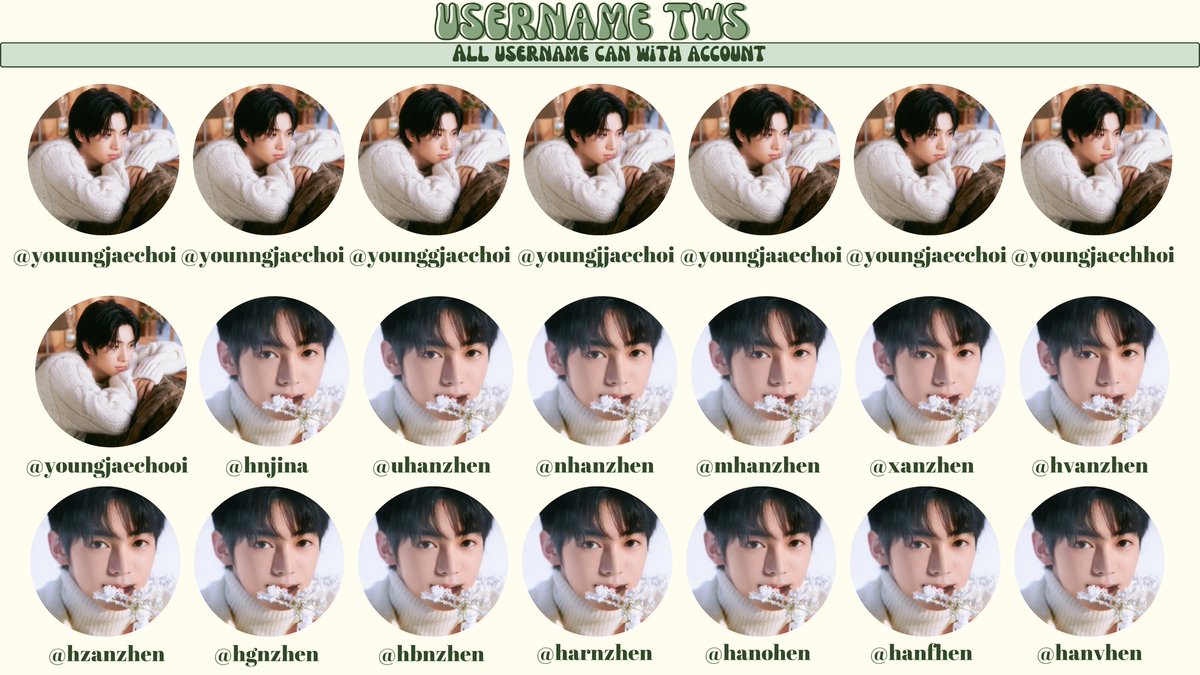 rajvin's tweet photo. wts sell ufs usn uname username @ member tws pledis

shin junghwan realname shinyu
dohoon
youngjae
hanjin / hanzhen
jihoon / han jihoon / jihoon han
kyungmin

#zonauang #zonaba #zonajajan #ratzone #TWS #SHINYU #DOHOON #YOUNGJAE #HANJIN #JIHOON #KYUNGMIN https://t.co/hGOySUBnta