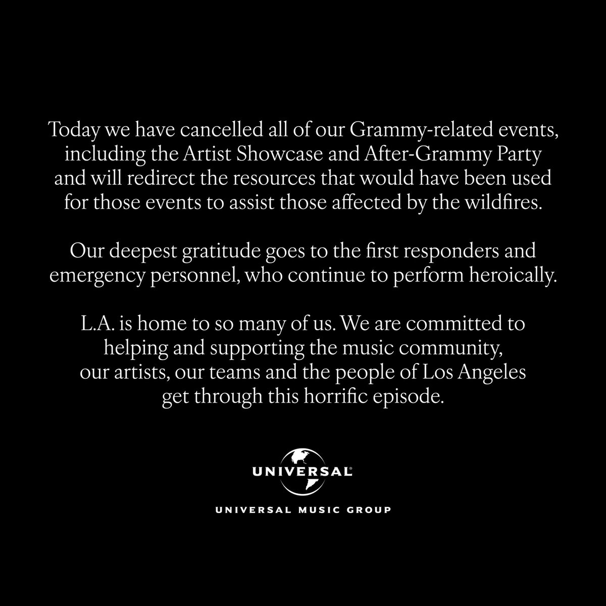 Universal Music Group tweet media