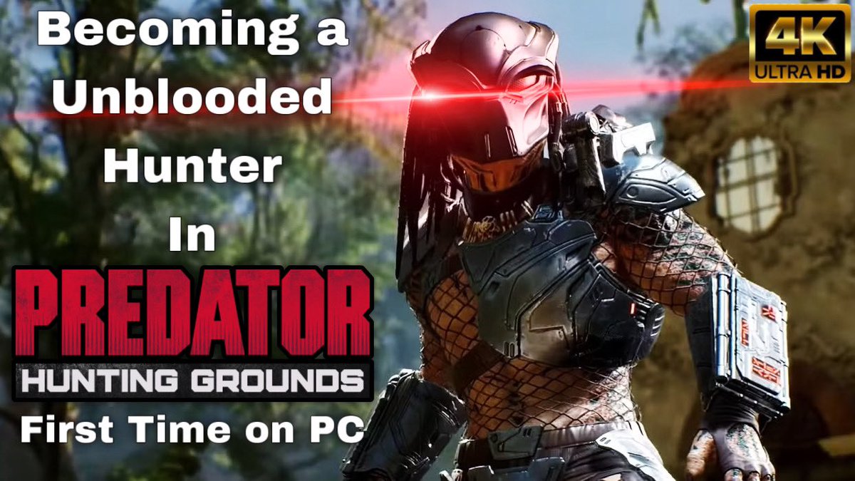 AndrewBustillo6's tweet photo. WE ARE BACK IN PHG’s! AND PLAYING ON PC IS SO BREATH TAKING! Sadly I lost all my stuff but playing for the grind is somewhat interesting.
https://t.co/AatJS4KVCf
#Predator | #PredatorFans | #PredatorHuntingGrounds | #YautjaOC https://t.co/epQergpcNu