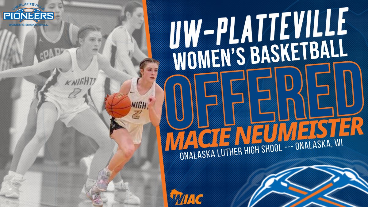 Macie Neumeister (@macieneumeister) on Twitter photo After a great call I am blessed to receive an offer to play at the University of Wisconsin-Platteville! Thank you <a href="/CoachMcNiffUWP/">Kelly McNiff</a> and <a href="/CoachDels/">Marissa Delsman</a> for the opportunity!ππ§‘ After a great call I am blessed to receive an offer to play at the University of Wisconsin-Platteville! Thank you <a href="/CoachMcNiffUWP/">Kelly McNiff</a> and <a href="/CoachDels/">Marissa Delsman</a> for the opportunity!ππ§‘