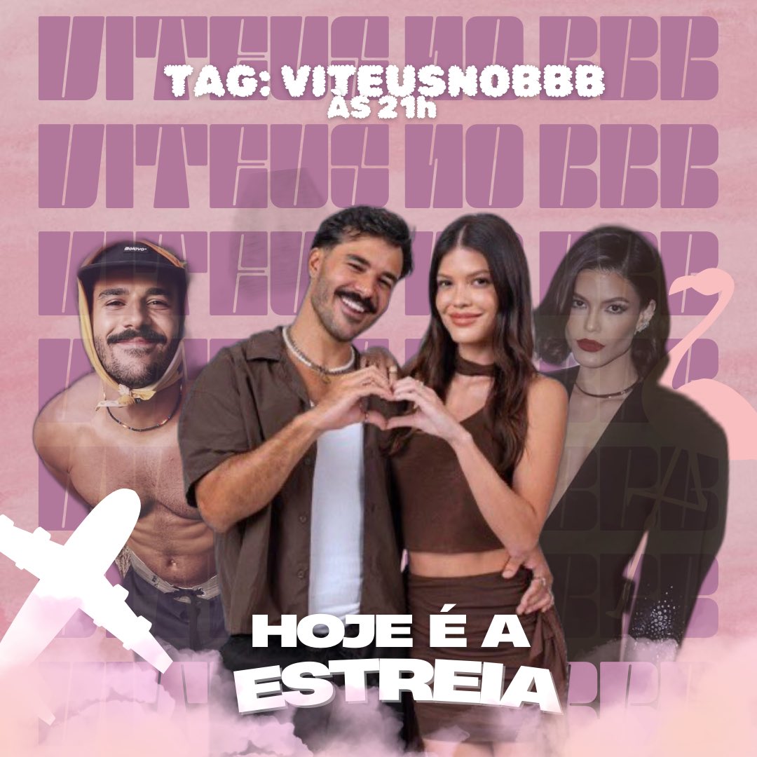 🚨ATENÇÃO: A partir das 21h iremos levantar a tag: VITEUSNOBBB aqui no no app. 

Precisamos que todos vcs participem direitinho pra da tudo certo! ✈️🦩❤️

#BBB25 | #ViTeus
