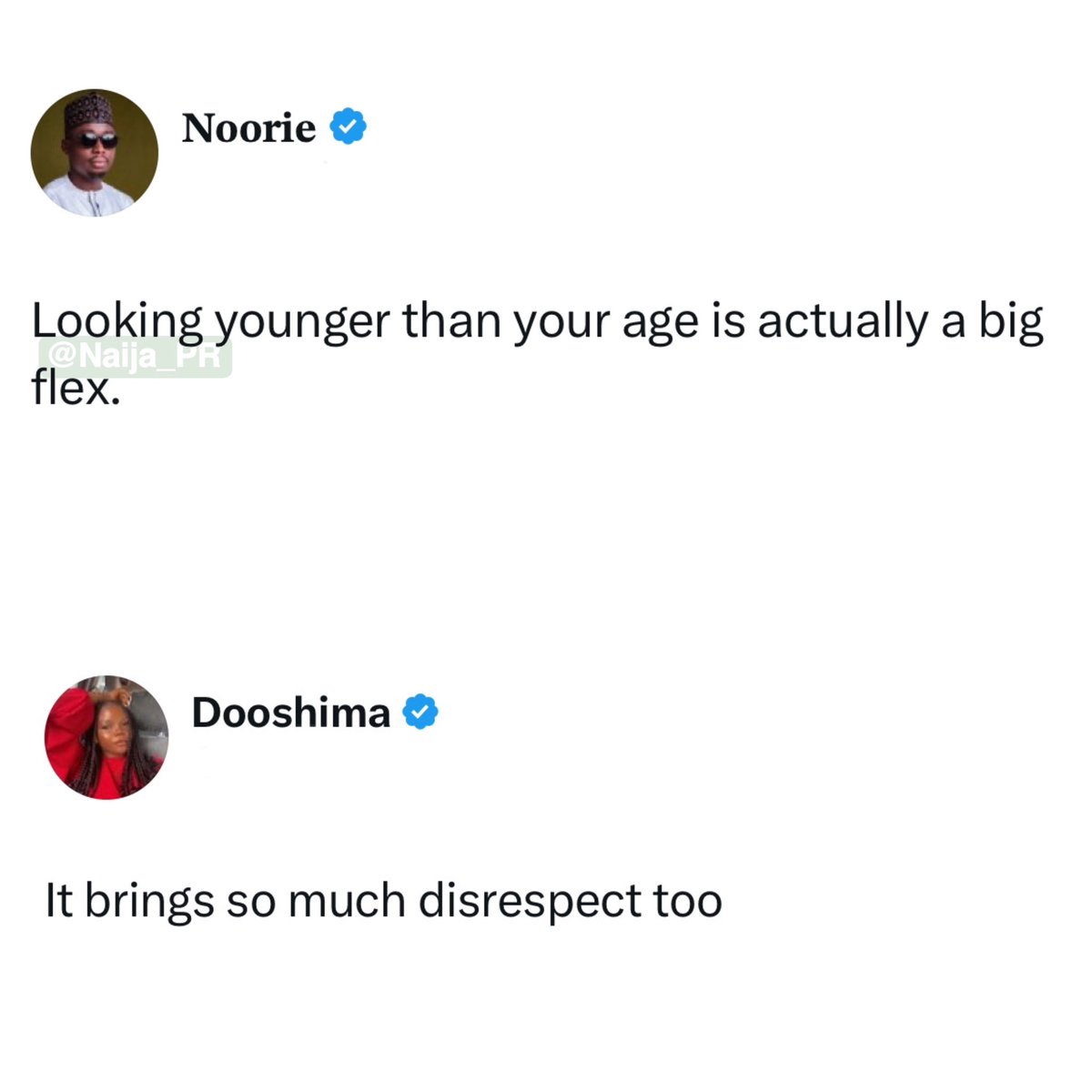 Can you relate to the reply?