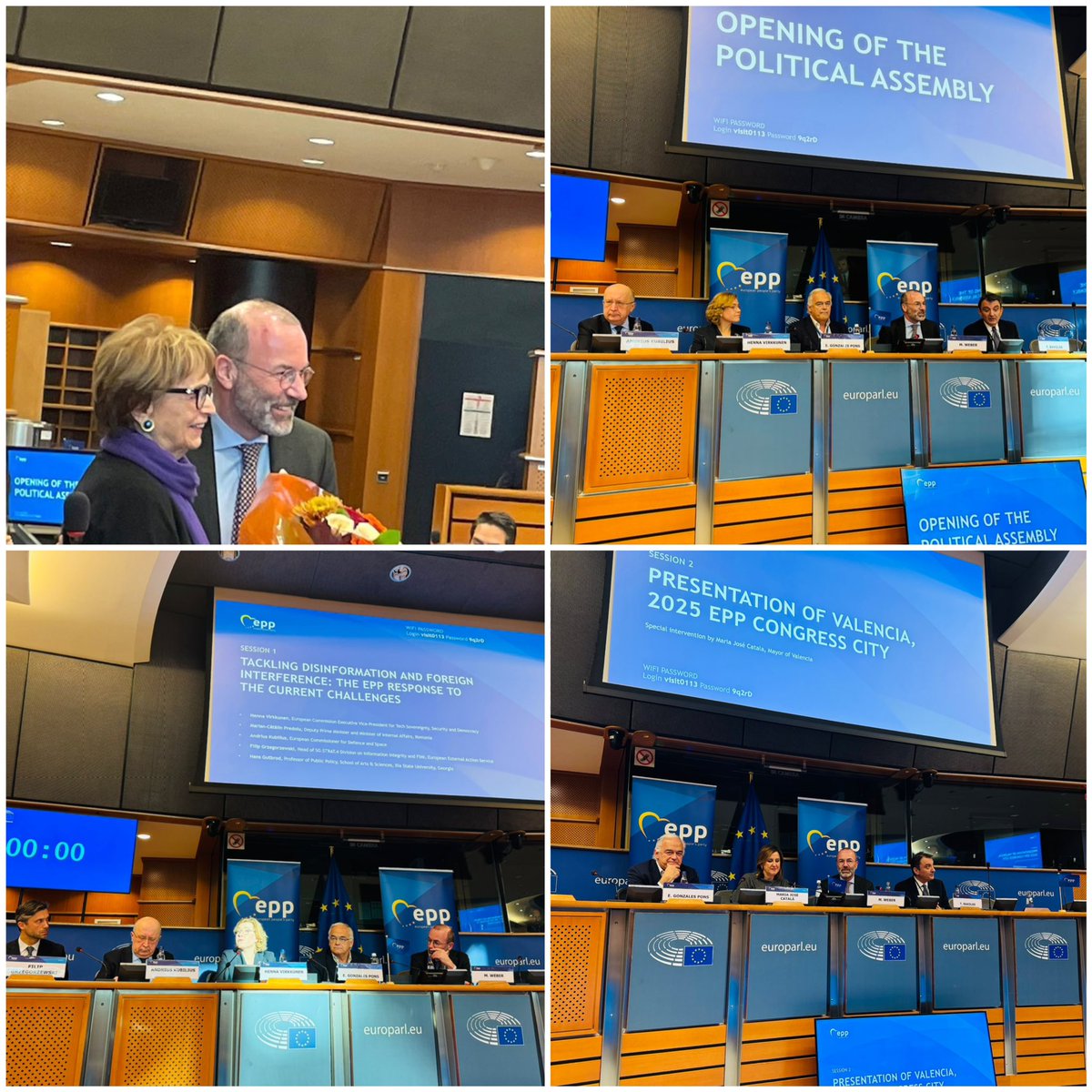 GabrielMariya's tweet image. @EPP Political Assembly 2025:

⁃ Thank you dear @DorisPack2 for all your work with #RSI 
⁃ Brilliant interventions of @HennaVirkkunen and @KubiliusA on tackling #disinformation and foreign interference
⁃ Thank you @mjosecatala for welcoming us in #Valencia EPP Congress City