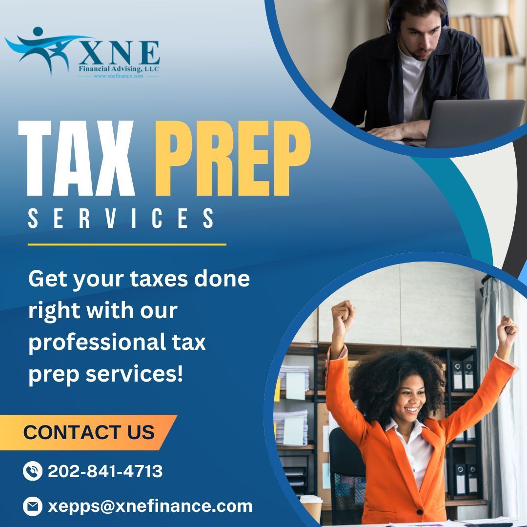 XNEFinancial's tweet photo. Need help with tax prep? Look no further! Our team is here to ensure your taxes are done accurately and efficiently. đđ
#XNEFinancial #TaxSeasonReady #TaxClarity #ExpertTaxHelp #FinancialFreedom #PlanForSuccess #taxes #taxpreparer #taxrefund #taxreturn #taxplanning #finance #budget #debt #credit #investment #savings #retirement #buildwealth #Investing