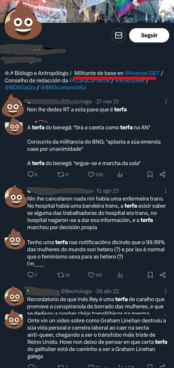 ConaRadical's tweet photo. Son a mesma xente que leva anos insultando ás mulleres, porque para chamarnos #terfAs, sí saben quen somos as #mulleres!
#DeliriosDeGrandeza https://t.co/5vMkTIOqgU