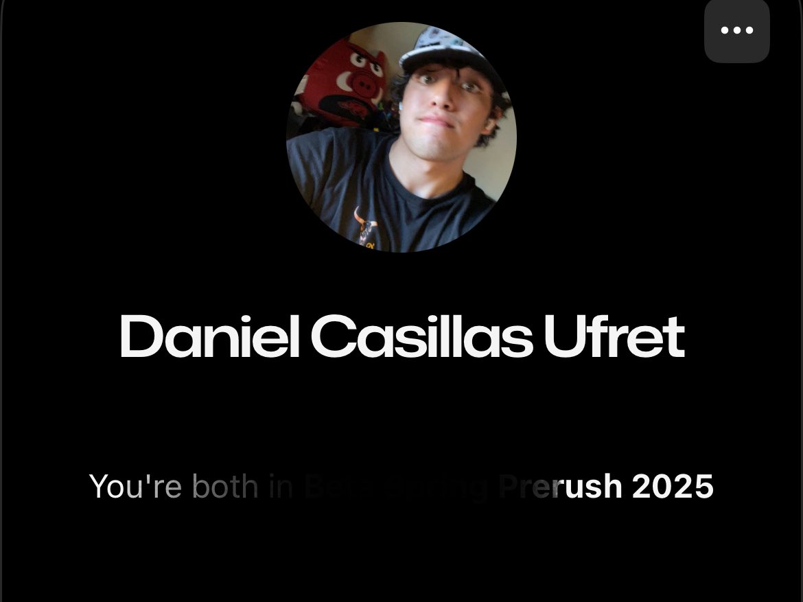FredStormc6076's tweet photo. “Hello, the names Daniel Casillas Ufret, I am a Sophomore in the spring looking to rush your fraternity. I’m in the honors school. Hobbies include coding because I’m an engineering major, specifically python because I wanna be an engineer. I love engineering” https://t.co/UrfbxCOghv
