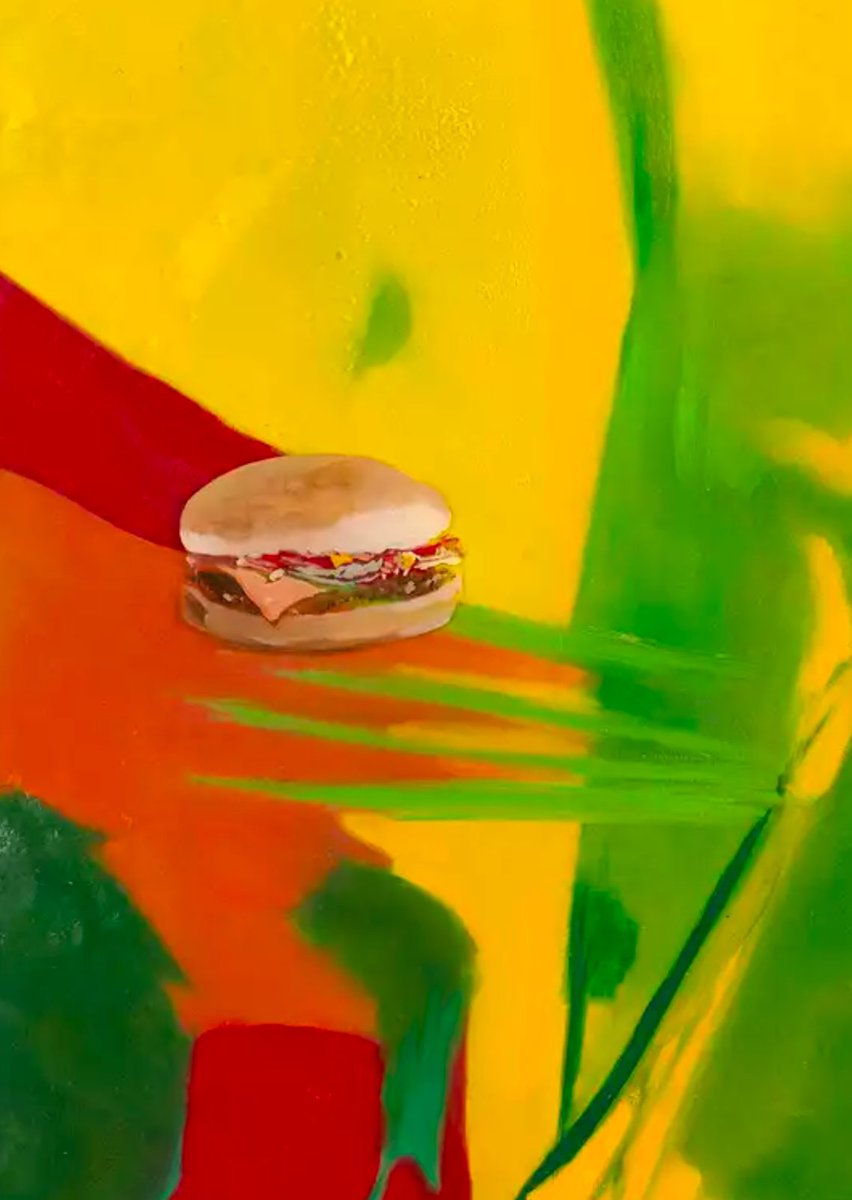DegardNews's tweet photo. Ever wondered what the aura conscious of the Big Mac was ?? Well I painted it…enjoy xx https://t.co/3K7yq4zX1r