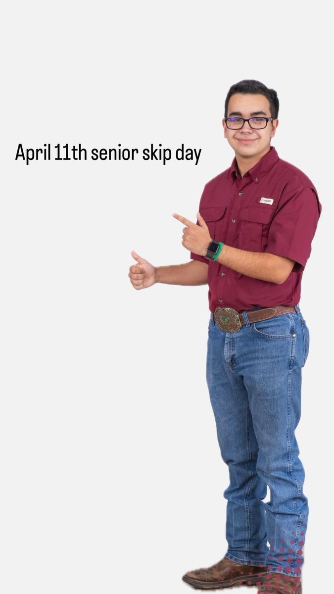 valeriagarza___'s tweet photo. Senior skip day April 11th!! https://t.co/QLOTwWiYhR