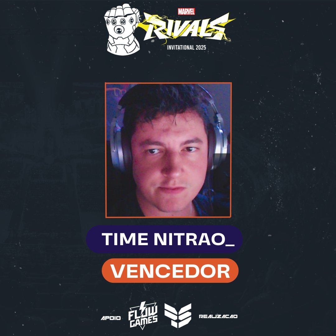 FirstSquadTeam's tweet photo. E AQUI ESTÁ O PÓDIO!
O nosso campeonato primeiro campeonato brasileiro de Marvel Rivals, #FirstSquadRivals em parceira com o @flowgamespdc chegou ao fim neste fim de semana e o vencedor foi o time @Nitrao_ !

Curtiram? É só seguir a First 🫶

#MarvelRivals https://t.co/OtBNbyNosC