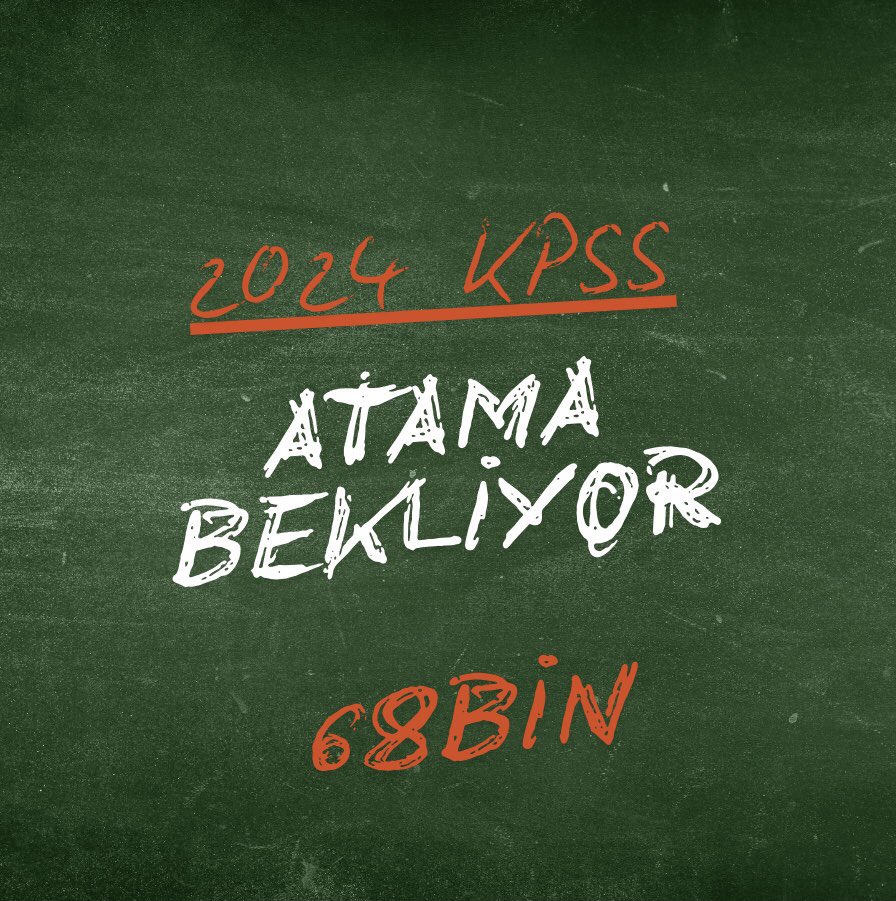 Ben hiç bu şekilde hayal etmemiştim. Yüksek atama talep ediyoruz 
#ÖğretmenAtaması68Bin