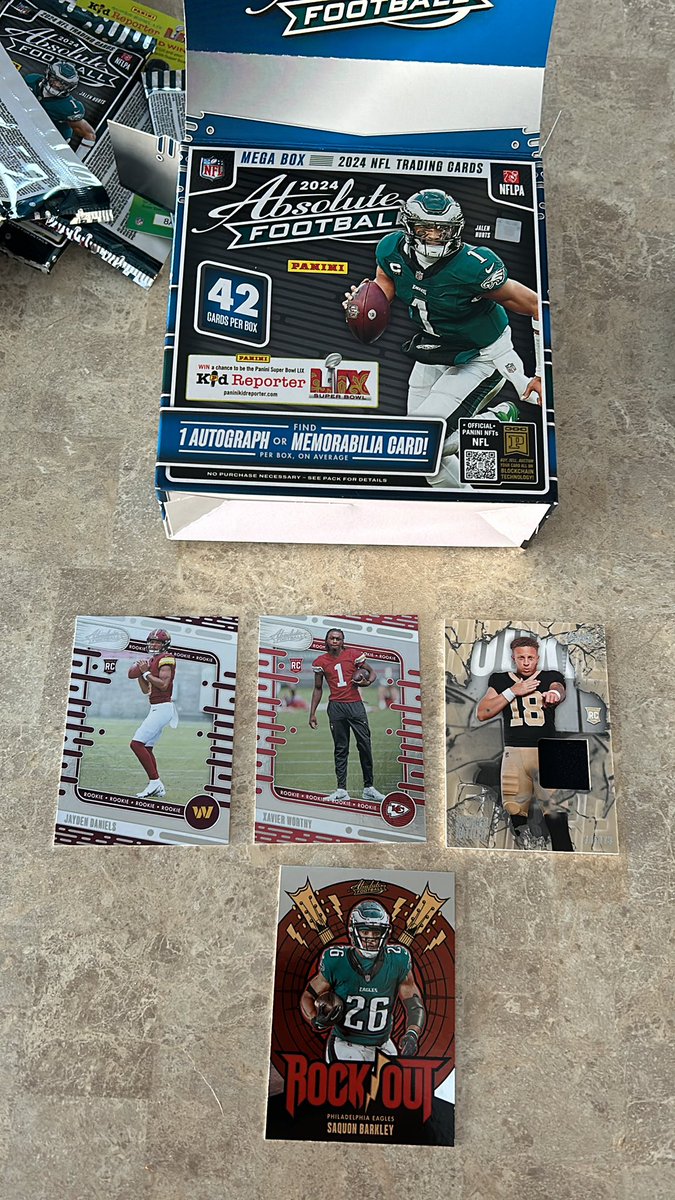 JDrapa's tweet image. The hits from a Mega of Absolute….
#sportscards #SCN #SportsCardNonsense #thehobby
