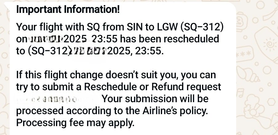 Saya tadinya bingung, ada kabar dari Singapore Airlines soal perubahan jadwal. Tanggal dan jamnya tak berbeda. Lalu, apa yg berubah? Ternyata waktu mendaratnya akan telat 20 menit dari semestinya.

Pelayanan sedetil ini yg tak dimiliki maskapai kita. Kita masih jauh dari mereka.