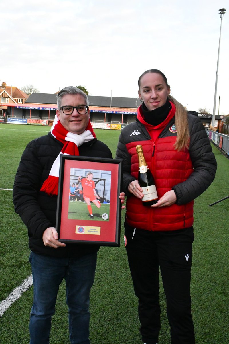 On Sunday we said congratulations to <a href="/katieyoung126/">Katie Young</a> for 100 appearances for Worthing FC Women!