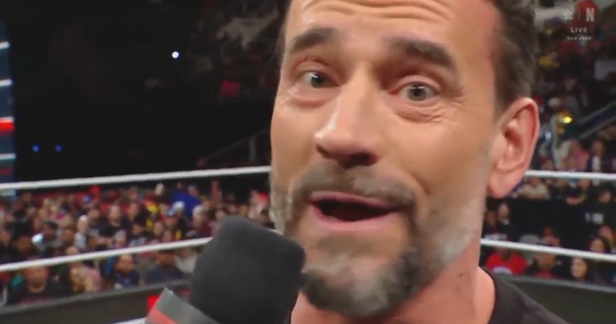 WrestleOps's tweet photo. CM Punk officially declares for the 2025 Royal Rumble.

#RawOnNetflix https://t.co/oedShj0OE8