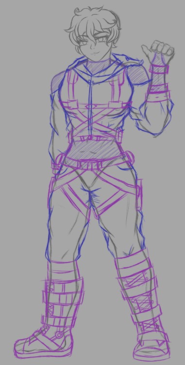 kyba06's tweet photo. Este día toco entretenerme diseñando el ouffit de mi OC favorito,  tiene más variantes qué pronto estaré mostrando pero de momento me va encantando como va.
Dibujo 13/365 hecho.
#oc #sketch #ropa https://t.co/FYwIToaW8h