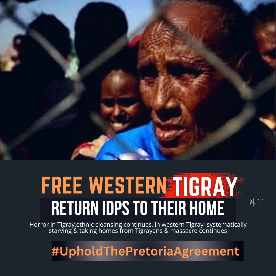 MickyንTigray (@aelafm_) on Twitter photo Tigrayans displaced from Western Tigray & Irob continue to suffer almost 4 years.
Today, they demanded their return home, but their cries are met with indifference. The Pretoria agrmt must be implemented now!
#UpholdPretoriaAgreement <a href="/UNOAU_/">UN Office to the African Union - UNOAU</a> <a href="/Refugees/">UNHCR, the UN Refugee Agency</a> <a href="/EUatUN/">🇪🇺EU at UN-NY</a> <a href="/USEmbassyAddis/">U.S. Embassy Addis</a> Tigrayans displaced from Western Tigray & Irob continue to suffer almost 4 years.
Today, they demanded their return home, but their cries are met with indifference. The Pretoria agrmt must be implemented now!
#UpholdPretoriaAgreement <a href="/UNOAU_/">UN Office to the African Union - UNOAU</a> <a href="/Refugees/">UNHCR, the UN Refugee Agency</a> <a href="/EUatUN/">🇪🇺EU at UN-NY</a> <a href="/USEmbassyAddis/">U.S. Embassy Addis</a>