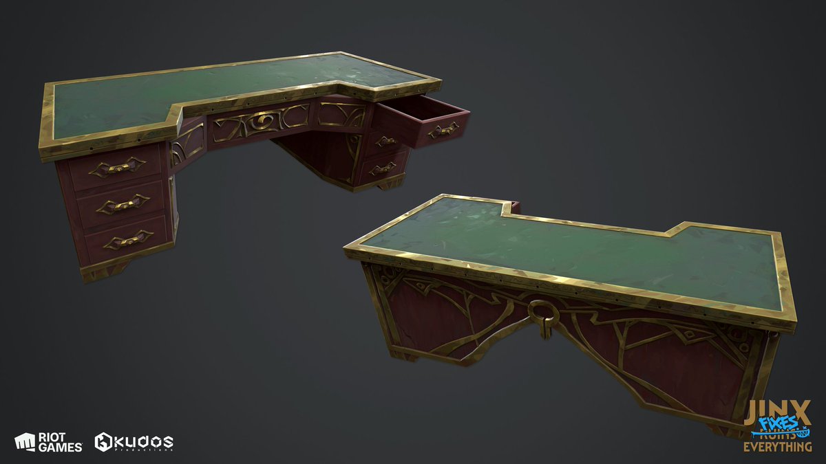 Arcane Silco's Office Furniture from "Jinx Fixes Everything" by Kudos ...