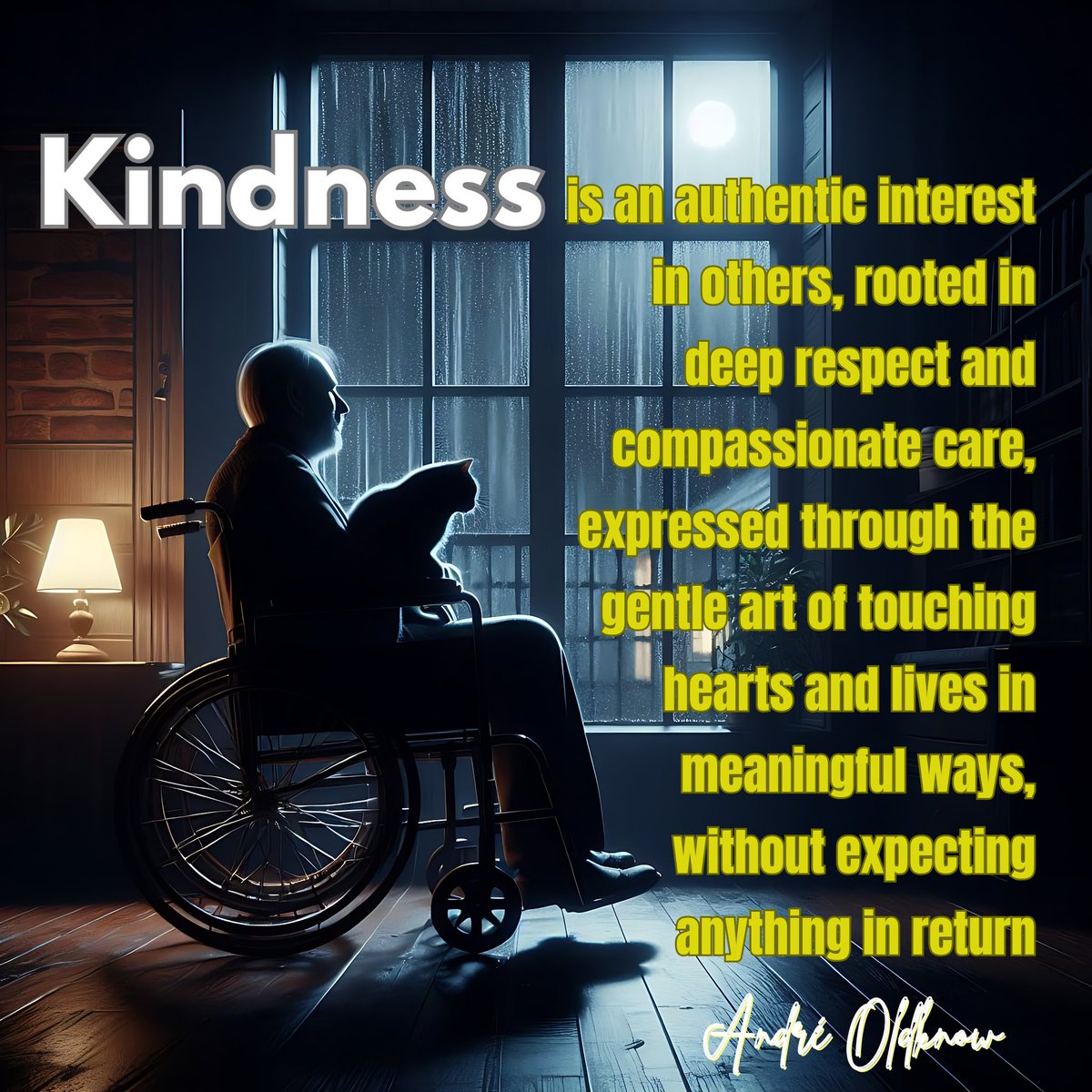 AndreOldknow's tweet photo. If you can be anything ... be kind! 
#ActKindly https://t.co/Pehdtm0P4a