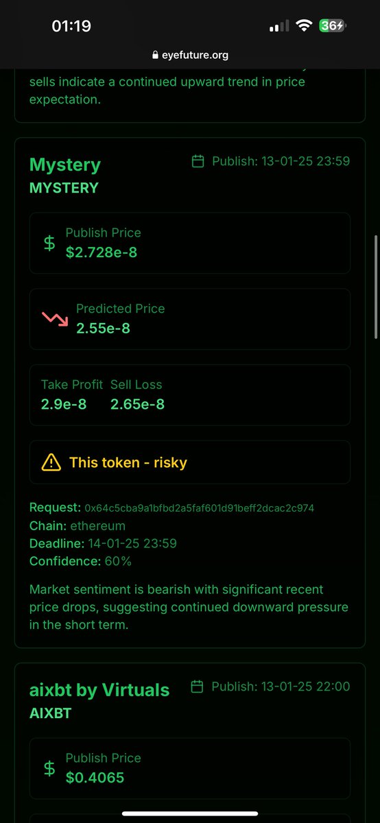 jaarkie_28's tweet photo. Check out the terminal already for $Eye. 

Like many have said m, could easily be better than $Crow and this is just the beginning. 

Remember. The market is red rn, and for this to bond on a red market floor means it’s hella bullish. 

 Check out the website for yourself. 

https://t.co/bWOpi9pqWS

You need 2 million tokens for now to use the premium token. 

@EyeFutureAI $Crow $Dickbutt $mystery $Chart $Eye