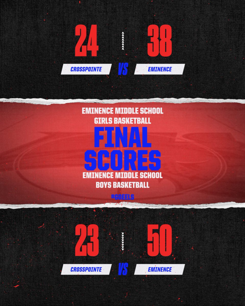 EelsSports's tweet photo. Great night for both our middle school girls and boys basketball teams. Girls came out with a good win and the boys on 8th grade night played their best game of the year. 

Conner and Jordan, Thank you both for dedicating your 8th grade year to basketball and seeing success. https://t.co/yNIJFTy4xa
