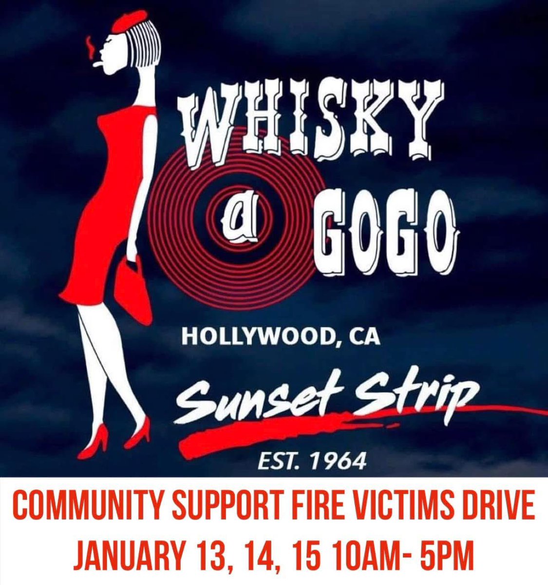 #LA friends🚨 Whisky A Go-Go #donation drive helping those impacted by #LAFirestorm2025 #DisasterRelief #LAFire