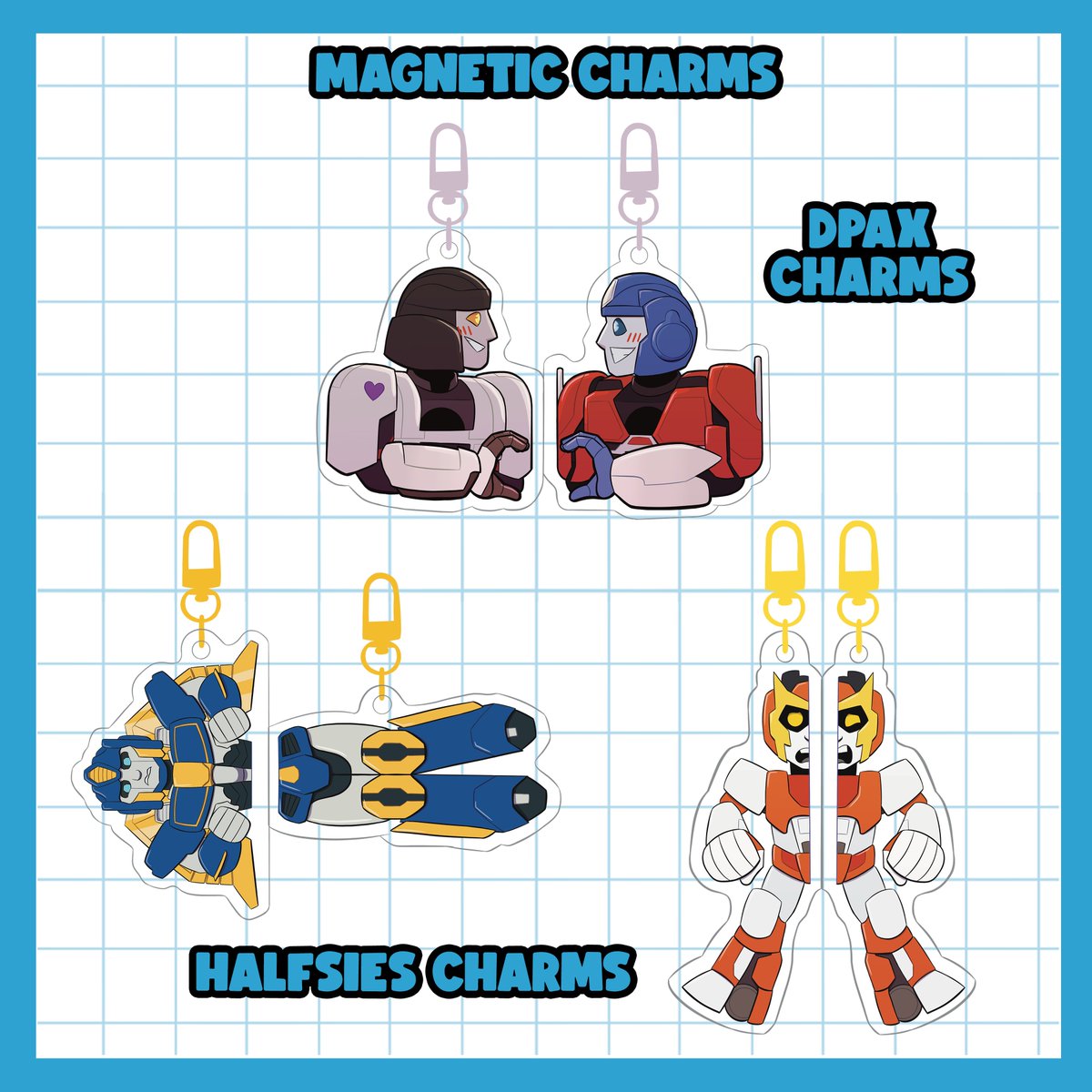StarryReni's tweet image. 💕TF VALENTINES GIVEAWAY💕

Winners get 1 kissy charm set + 1 magnetic charm set of their choice!

TO ENTER
⭐️Follow me
⭐️Like+RT
⭐️Comment which ones you want

Picking a winner here as well as on Insta, so do the same there for an extra entry!
Ends 1/20!
#maccadam #transformers
