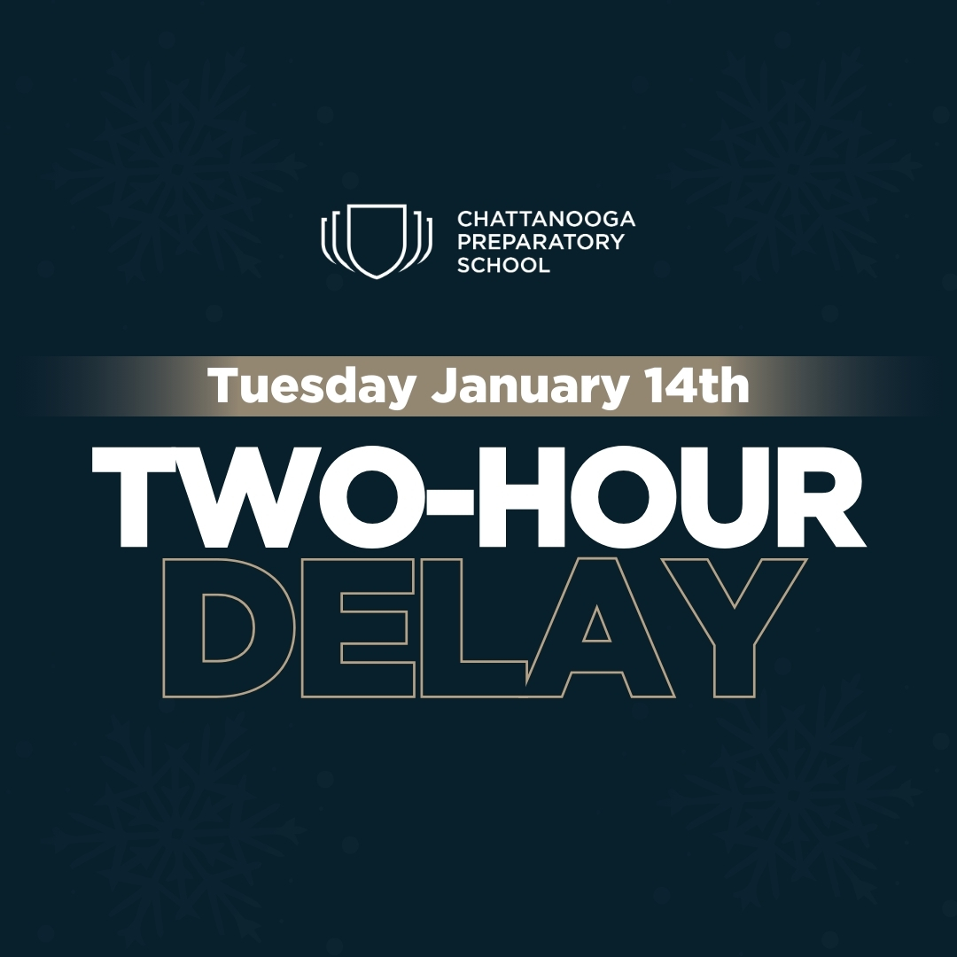 Due to continued potential icy road conditions, Chattanooga Prep will operate on a two-hour delay tomorrow, Tuesday, January 14th. Teachers and scholars should report to the gym at 9:00 AM, after which scholars will proceed to their second block class.