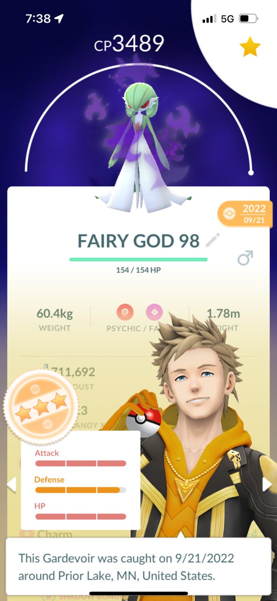 jeddythekid's tweet photo. Level 50, 98% Shadow Gardevoir. 

A Pokemon Go grail 🙏🫡 https://t.co/I52fKgBwYB