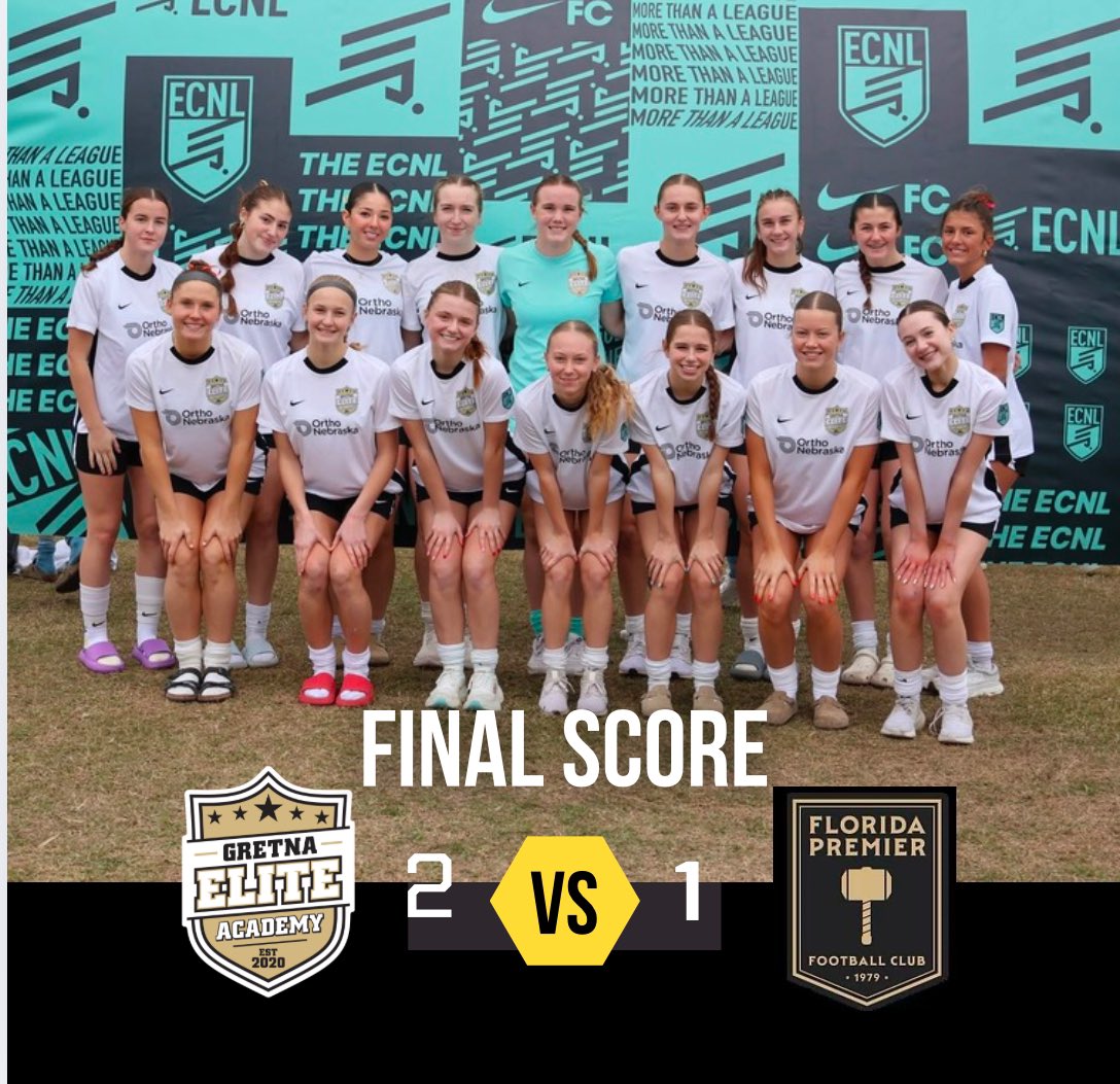 GEA 08G ECNL (@gretna08ecnl) on Twitter photo Another win today makes us 3-0 at #ECNLFL. 🦩🌴⚽️🔥 We’re a little banged up but the war wounds were worth it! We’re so proud of our Showcase Season! We went 7-0-1. ⚽️🔥<a href="/JonBrezenski/">Jon Brezenski</a> <a href="/GEA_ECNL/">Gretna Elite Academy ECNL</a> <a href="/ECNLgirls/">ECNL Girls</a> <a href="/ImYouthSoccer/">ECNL/GA/Recruiting/College Soccer</a> Another win today makes us 3-0 at #ECNLFL. 🦩🌴⚽️🔥 We’re a little banged up but the war wounds were worth it! We’re so proud of our Showcase Season! We went 7-0-1. ⚽️🔥<a href="/JonBrezenski/">Jon Brezenski</a> <a href="/GEA_ECNL/">Gretna Elite Academy ECNL</a> <a href="/ECNLgirls/">ECNL Girls</a> <a href="/ImYouthSoccer/">ECNL/GA/Recruiting/College Soccer</a>