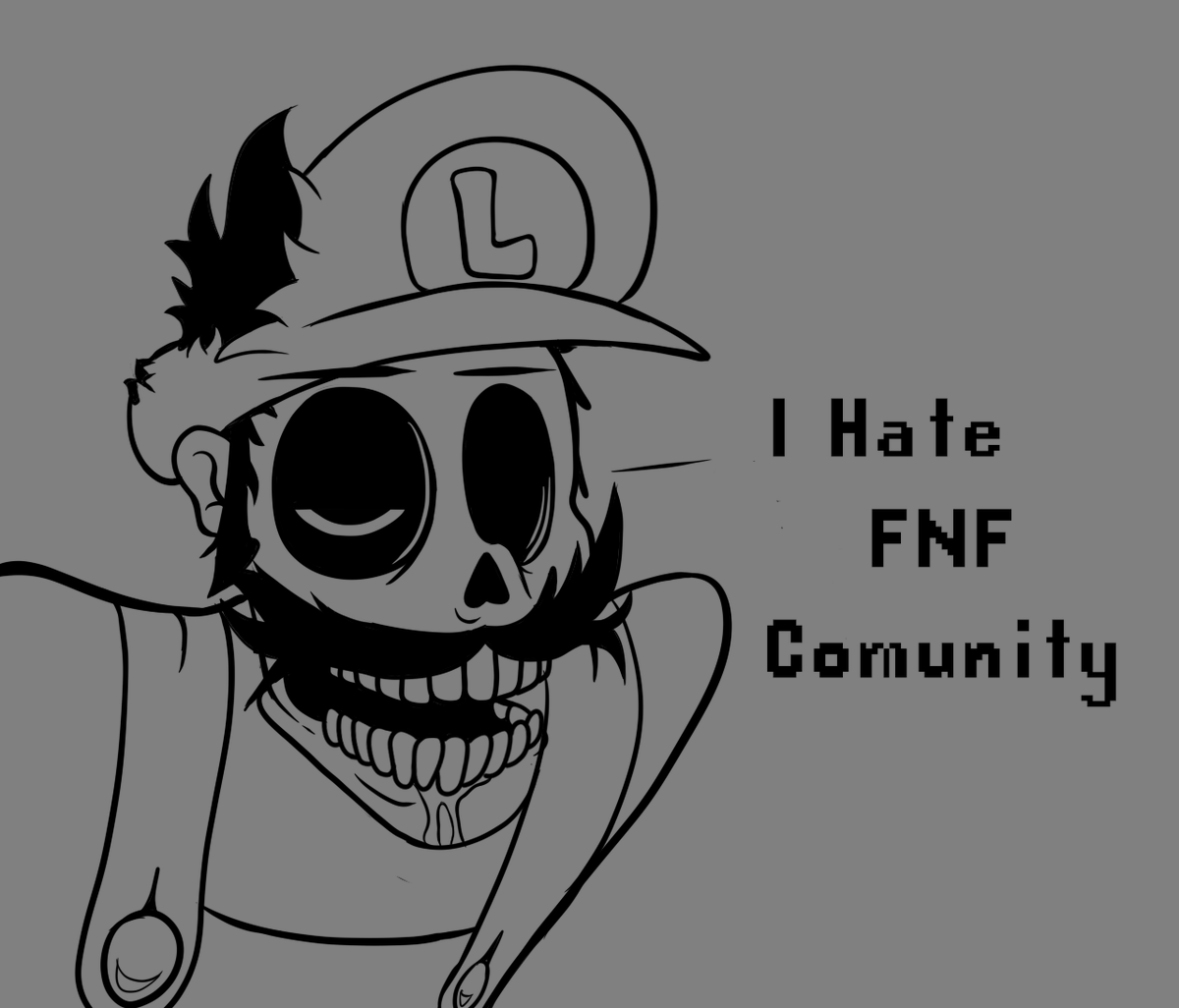 HeRizo7z's tweet photo. I Hate you, hate the fnf community #ihateyou #fnfcomunity #humor #S #mariosmadnessv2 #pipipumam https://t.co/JJXNrwcOFX