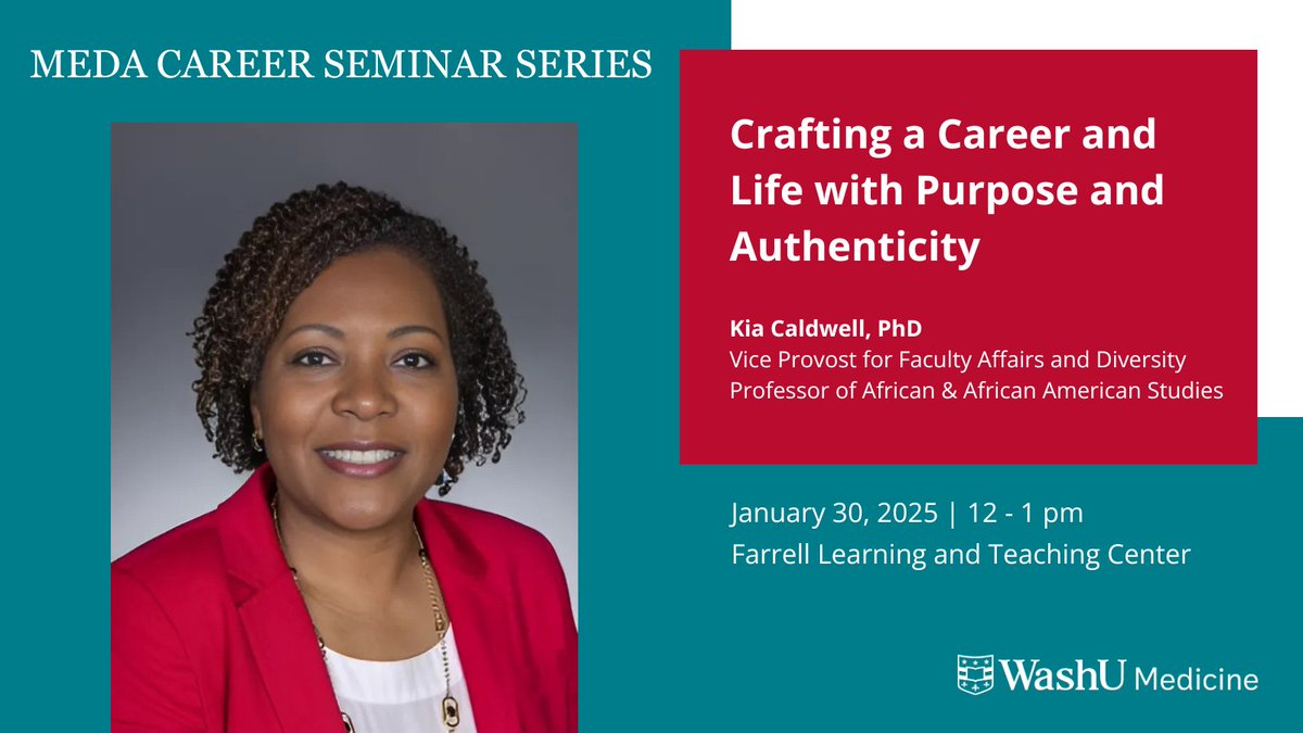WashU Medicine Department of Medicine (@washudeptmed) on Twitter photo .<a href="/WashUMedMEDA/">WashU MEDA</a> & @wustlbpa host the next Career Seminar Series with Kia Caldwell, PhD, WashU Vice Provost Faculty Affairs and Diversity, Professor of African & African American Studies - Jan 30th .<a href="/WashUMedMEDA/">WashU MEDA</a> & @wustlbpa host the next Career Seminar Series with Kia Caldwell, PhD, WashU Vice Provost Faculty Affairs and Diversity, Professor of African & African American Studies - Jan 30th