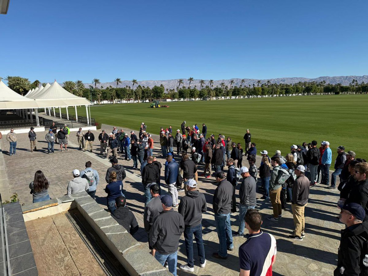 What an incredible start to <a href="/FieldExperts/">SFMA</a> SFMA 2025!

Our first day kicked off with an amazing trip to the Coachella Valley, where we visited polo fields and a grass farm—an incredible opportunity to exchange knowledge with top players in the industry and witness some of the most