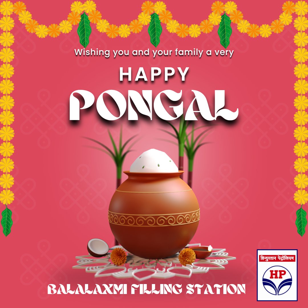 BALALAXMI FILLING STATION ,HPCL RETAIL OUTLET,NZB (@balalaxmis) on Twitter photo Wishing you and your family a joyous and prosperous Pongal!
<a href="/HPCL/">Hindustan Petroleum Corporation Limited</a>
<a href="/hpcl_retail/">Mera HP Pump</a>
<a href="/HPCL_Secundrabd/">Mera HP Pump Secunderabad</a> Wishing you and your family a joyous and prosperous Pongal!
<a href="/HPCL/">Hindustan Petroleum Corporation Limited</a>
<a href="/hpcl_retail/">Mera HP Pump</a>
<a href="/HPCL_Secundrabd/">Mera HP Pump Secunderabad</a>