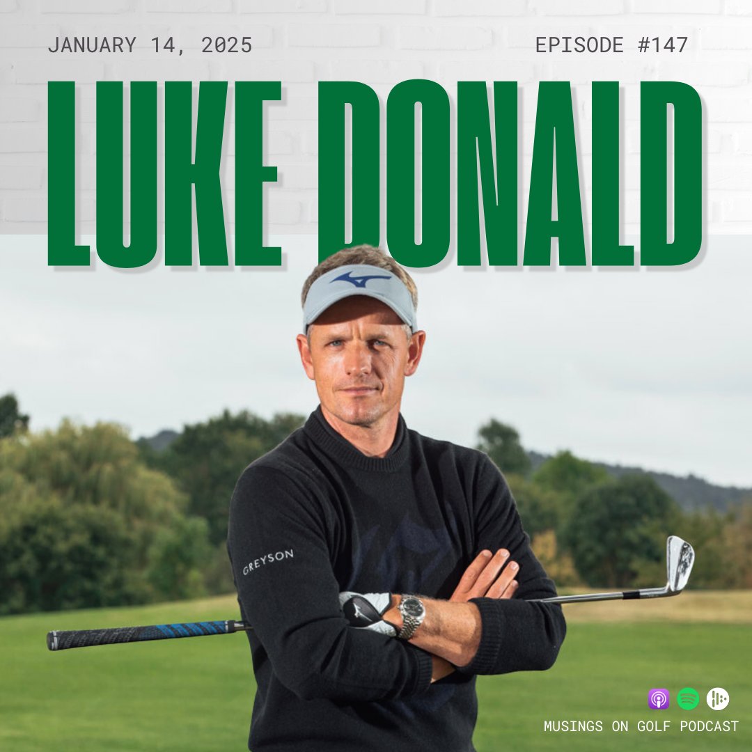 Musings on Golf Podcast (@musingsongolf) on Twitter photo Tune in tomorrow for an incredible conversation with former World #1, 2025 Ryder Cup captain, and 2023 European team leader <a href="/LukeDonald/">Luke Donald</a>! This will be one you won't want to miss. ✍️
#LukeDonald #musingsongolf Tune in tomorrow for an incredible conversation with former World #1, 2025 Ryder Cup captain, and 2023 European team leader <a href="/LukeDonald/">Luke Donald</a>! This will be one you won't want to miss. ✍️
#LukeDonald #musingsongolf