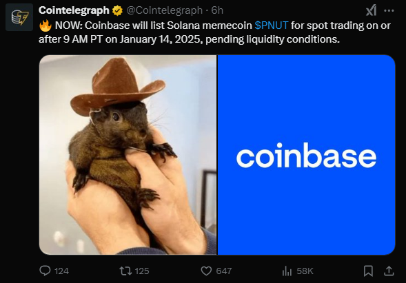 Wallysquirrel's tweet photo. Congratulation PNUT brother, Wally is also on the rise with pnut, justice is just beginning, a lively squirrel season is coming!
$Wally, $Pnut, #JusticeForPnut https://t.co/TcGpkj2mQj