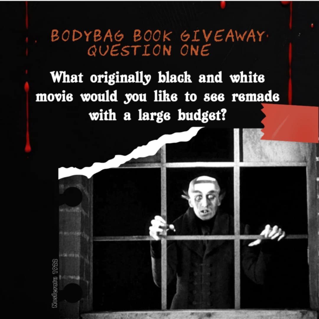 BodybagPod's tweet photo. Give question time, comment your answer have a chance to win a book #HorrorCommunity #HorrorFamily https://t.co/rrAJVWJBa0