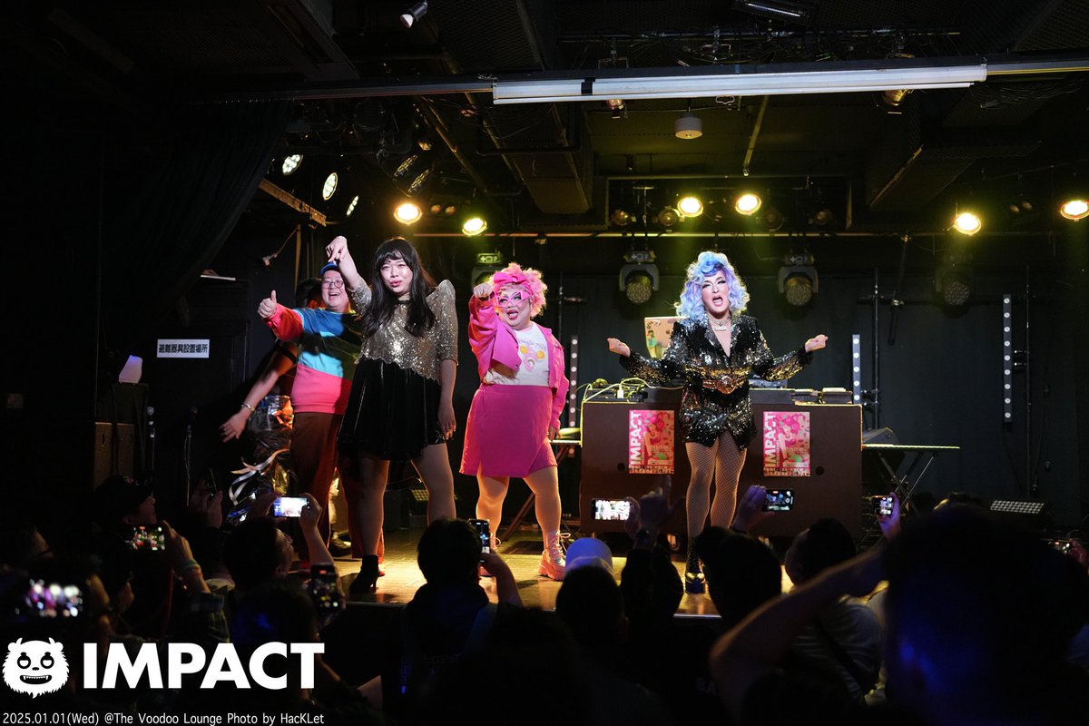 IMPACT_hakata's tweet photo. 🪩IMPACT Opening Show❶🪩

GOGO,DRAG QUEEN,そしてDJも巻き込んで、総勢19名のキャストによる初のOpening Showをお届けしました🎉

Produced by @aknr92 https://t.co/ySeK9bOU9x