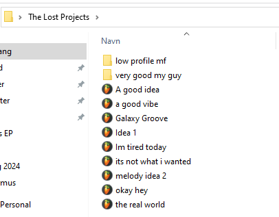 Hey friends, 
I went on a nostalgia trip today.
- Found several old and newer projects, all synthwave, darkwave, chillwave etc.
To be exact, 11 in total.
What do you think about me finishing and releasing all of these in 2025? :)