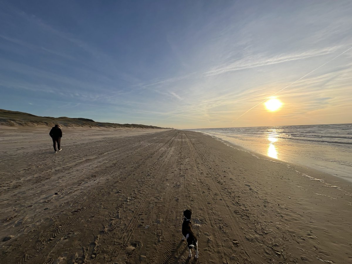 Het mooiste weer wat je in de winter kan treffen.