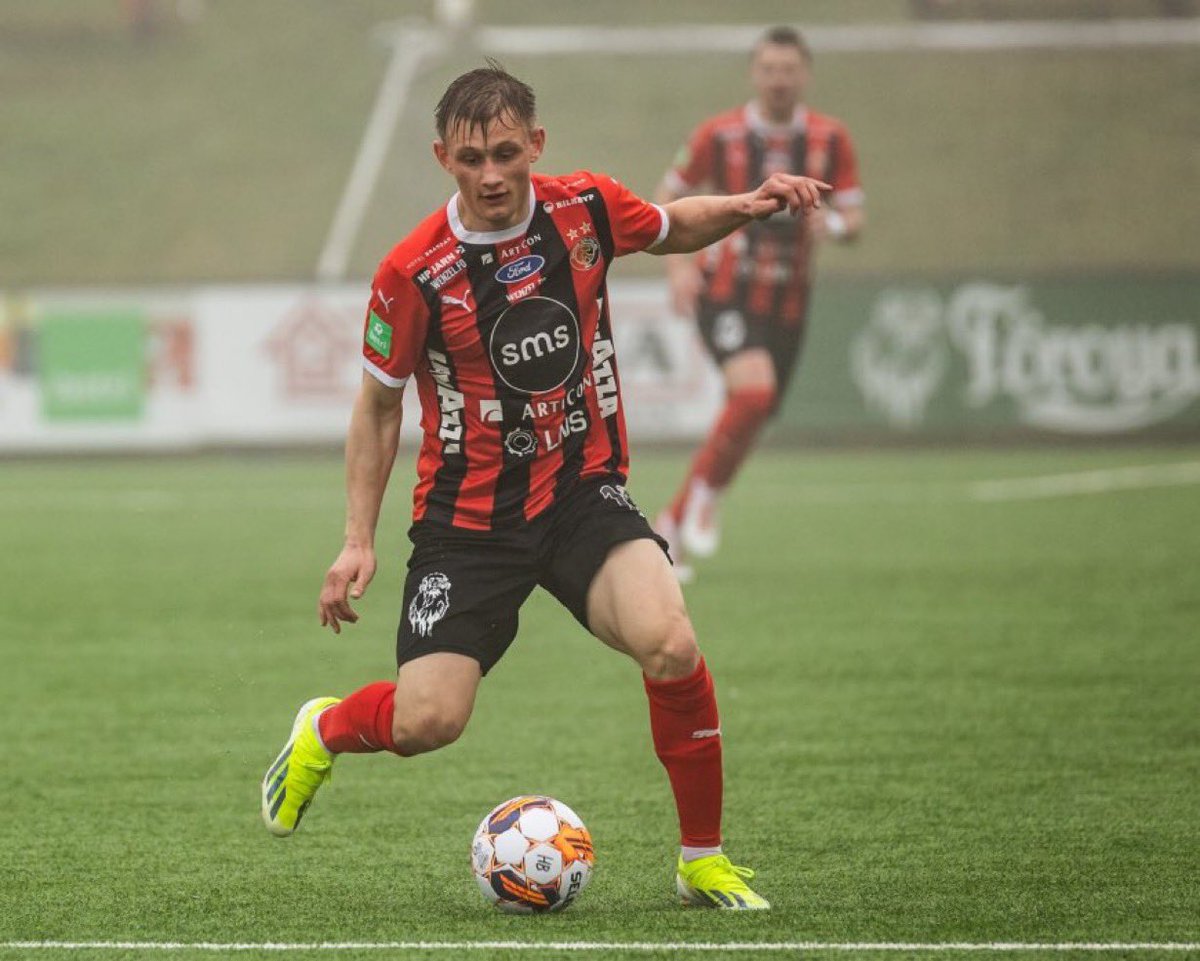 HB Tórshavn 🔴⚫️ have confirmed that Áki Samuelsen (20) is leaving. As I wrote on In.fo earlier I have been told his joining Ranheim 🇳🇴 for a price around 1/2 mio dkk.

Pic 📸: Leit