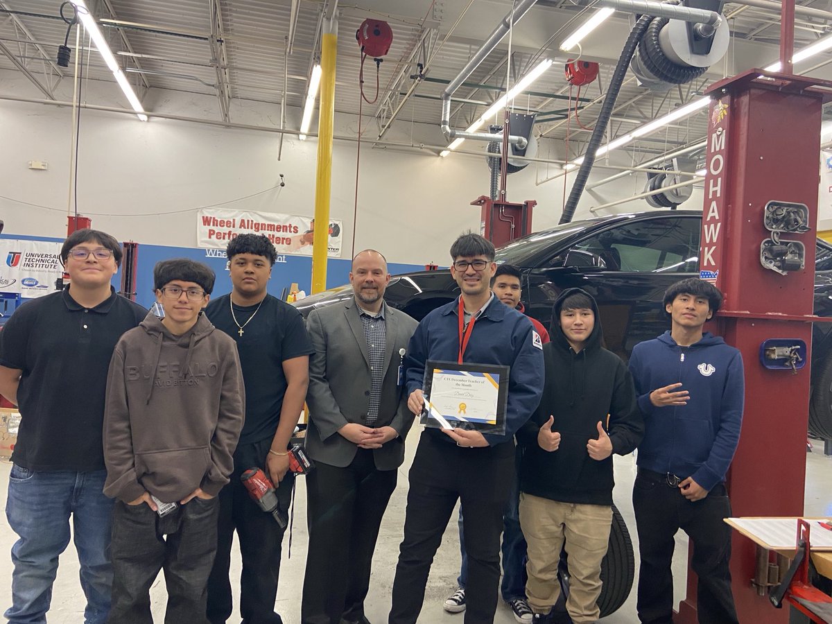 Irving ISD CTE (@iisdcte) on Twitter photo Congratulations to @classwithmrdiaz named outstanding CTE teacher for the month of December <a href="/CardwellPrep/">Cardwell Career Prep</a> automotive teacher at the RAtteree Career Development Center. Thank you for your dedication. <a href="/IrvingISD/">Irving ISD</a> <a href="/iisdCTE/">Irving ISD CTE</a> Congratulations to @classwithmrdiaz named outstanding CTE teacher for the month of December <a href="/CardwellPrep/">Cardwell Career Prep</a> automotive teacher at the RAtteree Career Development Center. Thank you for your dedication. <a href="/IrvingISD/">Irving ISD</a> <a href="/iisdCTE/">Irving ISD CTE</a>