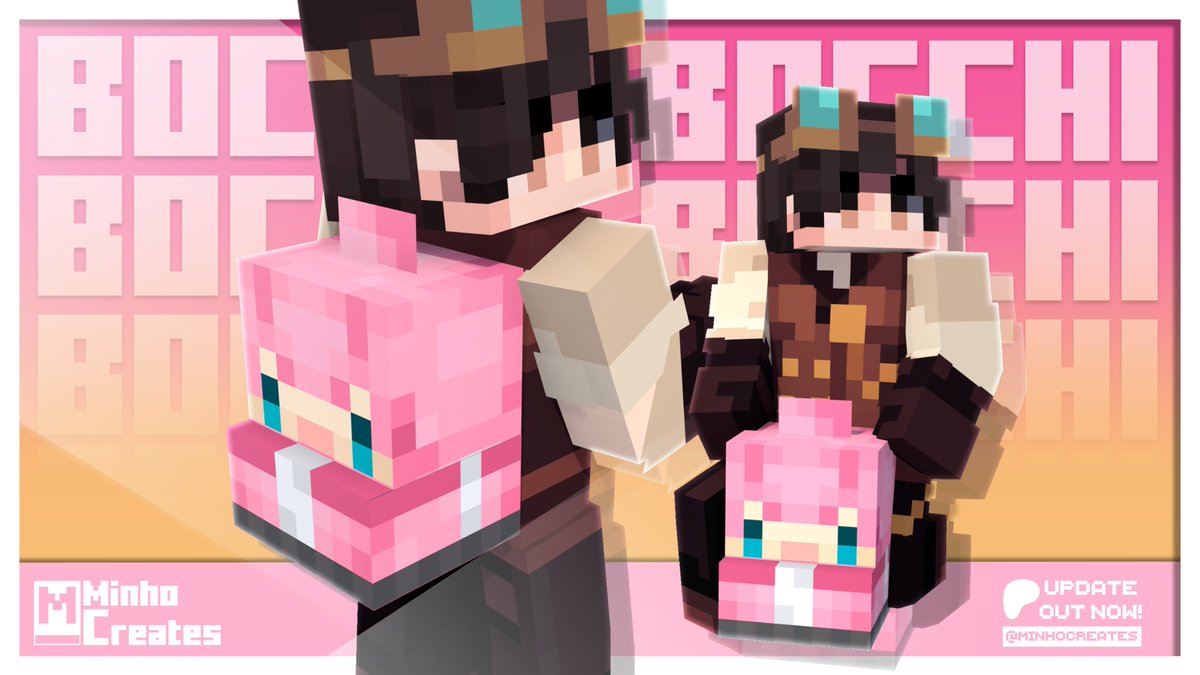 minhocreates's tweet image. aespa backpacks next 😳

#minecraft #model #datapack