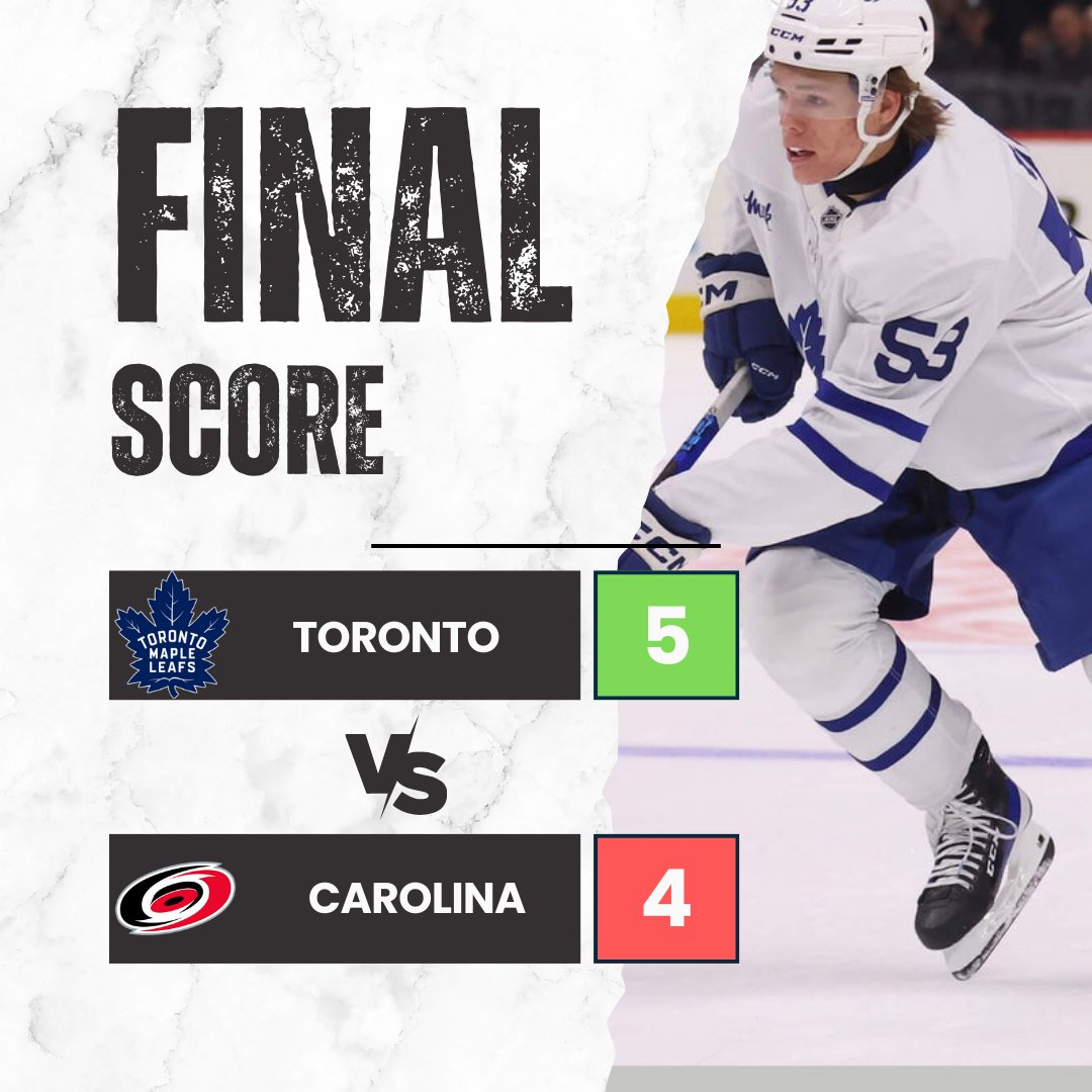 PHLHKY's tweet photo. Toronto wins a close game! https://t.co/aOIJjju2cu