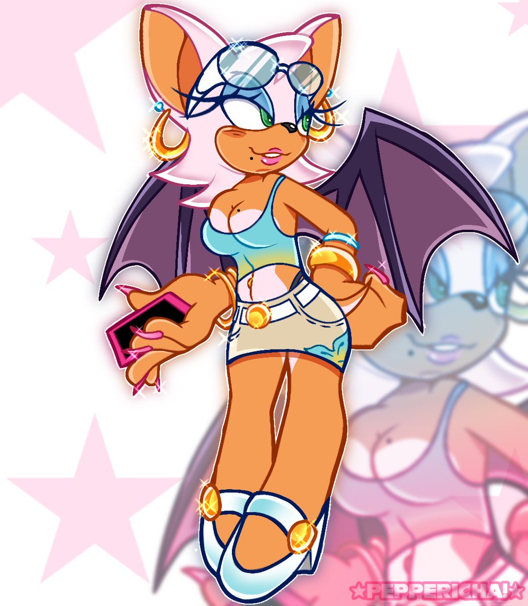 Pepperoncini_23's tweet photo. Wanted to draw rouge in a different outfit.. :D https://t.co/UxWU2r1s1W